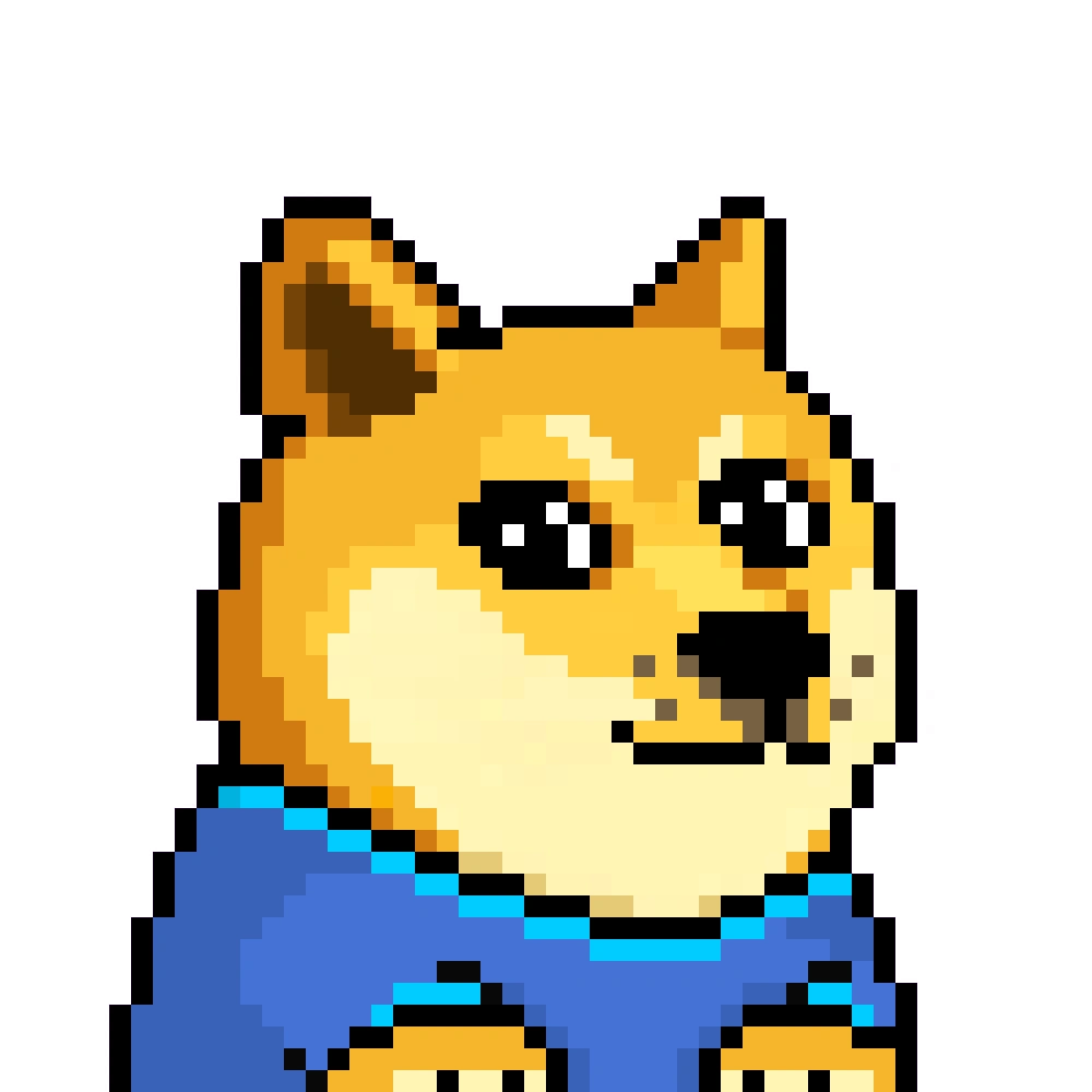 Pixel Doge Bandana